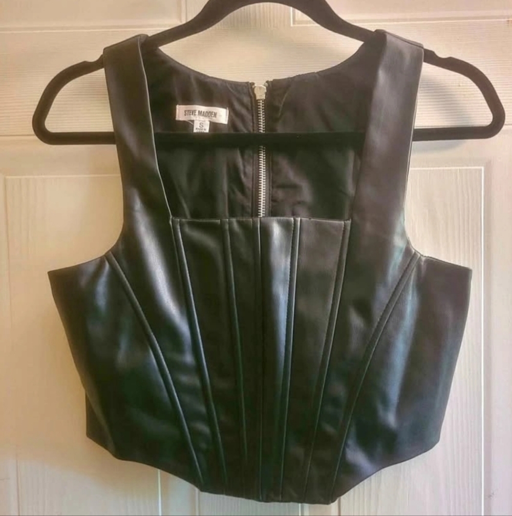 Steve Madden Pleather Bodice